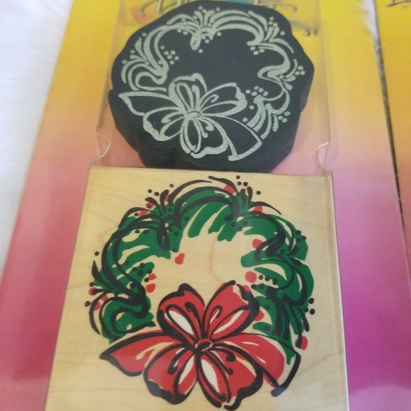 3 Sets Rubber Stamps Unoped New - Picture 2 of 7